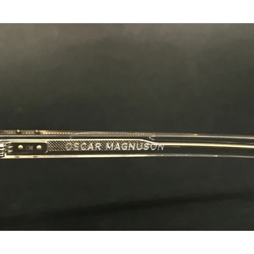Oscar Magnuson Eyeglasses Frames DECKARD 1150 Clear Gray Full Rim 47-23-145